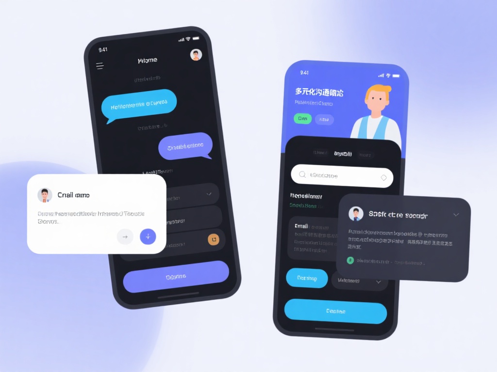 多元化沟通渠道：平台支持在线聊天、邮件联络。同时，