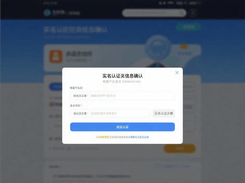 实名认证及信息确认
根据平台要求，完成基本的实名