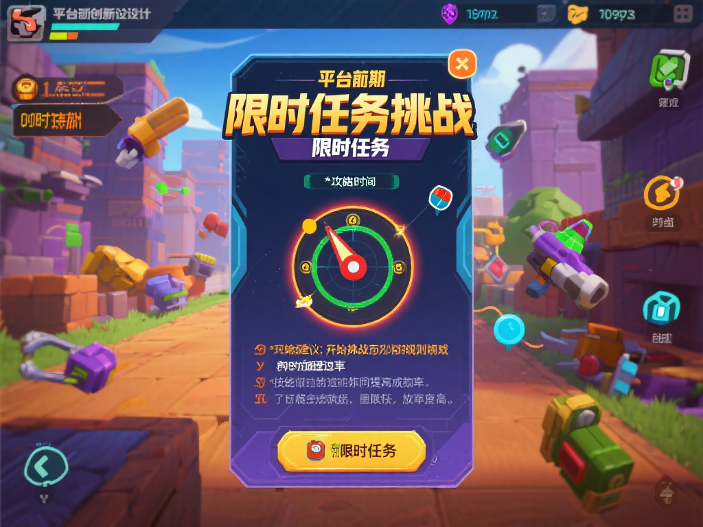 限时任务挑战
限时任务是平台近期的创新设计，玩家